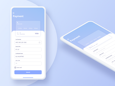 Daily UI 002 - Credit Card Checkout blue checkout credit card checkout dail dailyui dailyui 002 mobile payment