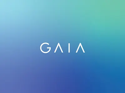 Logotype for GAIA branding costa rica custom type icon identity logo logotype mark type typography typography design