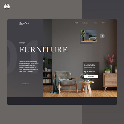 Design Furniture - Website Concept ai branding figmadesign furniture furnitureweb furniturewebsite graphic design interior interiordesign landingpage ui ux