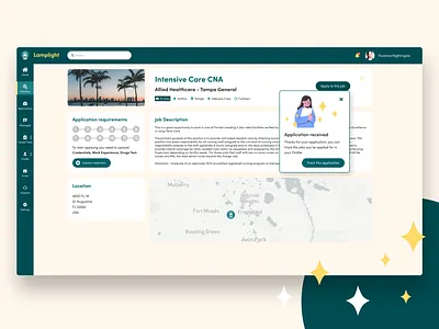 Dashboard - Job view