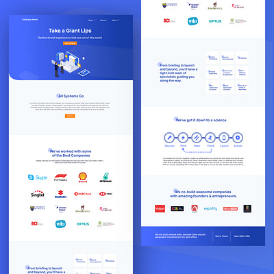 Landing page portofolio design figmadesign graphic design landingpage ui ui ux w