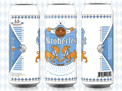 Oktoberfest beer beer label beer label design beverage beverage design branding brewery craft beer design design agency graphic design halloween illustration label design oktoberfest package design small business
