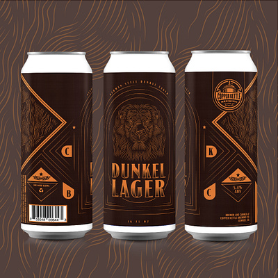 Dunkel Lager beer beer label beer label design beverage beverage design branding brewery colorado craft beer creative denver design design agency graphic design graphic designer illustration label design labels package design small business