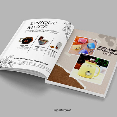 Unique mug catalogue design adobe adobe indesign art book book design brandbook branding catalogue catalogue design cover book design graphic graphic design graphic designer illustration magazine typography visual