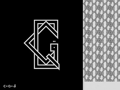 Logo icon for jewelry shop arabic brand arabic calligraphy arabic logo brand mark branding c logo calligraphy artist calligraphy font logo logo icon logoconcept luxury brand mark modern arabic logo q logo qaf logo qc typography