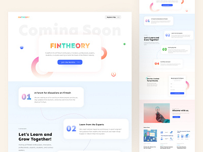 Community Web Page branding color community design dribbble figma flat minimal portfolio ui userinterface webdesign website webui