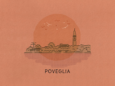 The Island Fever Series: Poveglia branding design editorial design graphic design illustration island logo picture book travel