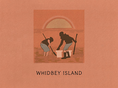 The Island Fever Series: Whidbey Island branding design editorial design graphic design illustration island logo picture book travel