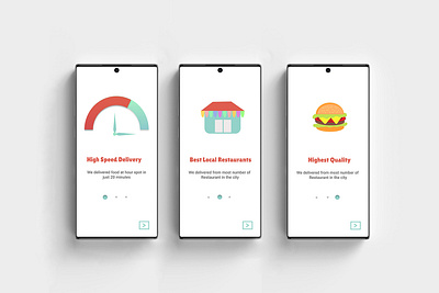 Food Delivery App android animation app application branding delivery design fast delivery food food delivery graphic design illustration mobile app mobile ui restaurant smartphone app ui