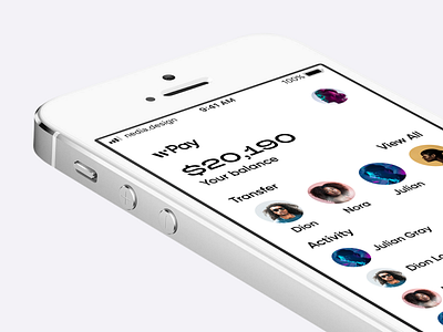 Fintech iOS app | Home display UI | Exploration 0.5 app apple bank banking cash concept design finance financial fintech ios money pay payments paypal transfer ui venmo wallet zelle