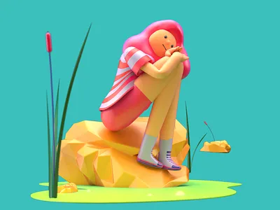 Alenka |: 3d animation illustration stylization