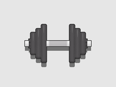 Dumbbells bodybuilding design dumbbell fitness illustration sport vector vector art vector illustration