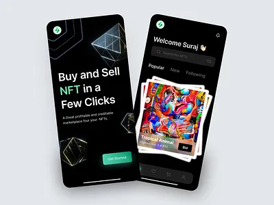 NFT Marketplace App adobe xd adobe xd app adobe xd design adobe xd web cypto app figma crypto app figma nft app nft app nft auction nft marketplace nft mobile ui web design