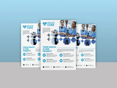 Health care flyer design. 3d ads animation banner branding brochure design designer flyer flyerdesign flyermockup flyers graphic design illustration logo motion graphics trifold ui