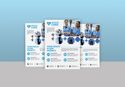 Health care flyer design. 3d ads animation banner branding brochure design designer flyer flyerdesign flyermockup flyers graphic design illustration logo motion graphics trifold ui