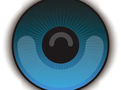 pupil vektor icon design