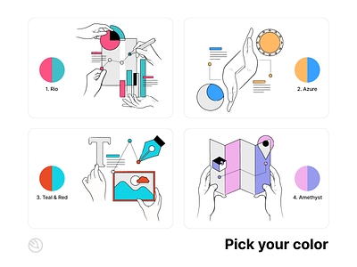 Hand Gestures Illustrations business chart color flat gestures getillustration hand hands icon icons illustration illustrator language outline sign theory vector