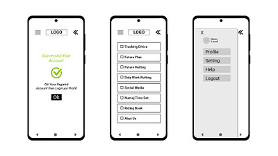 Mobile Apps wireframe 2 banner ads branding cosmetics design illustration logo nighty page cover photo thames ui