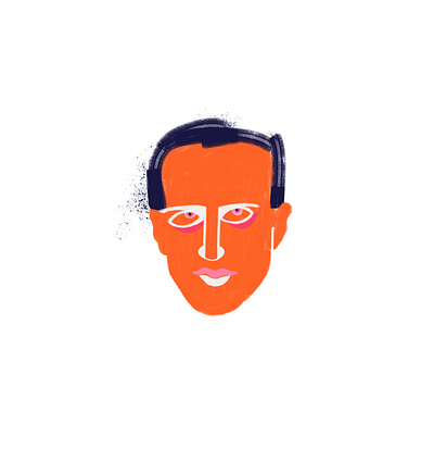 Boris Vian boris vian digital drawing flat illustration portrait writer