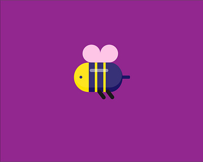 Cute BEE bee design illustration ui vector