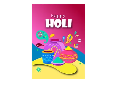 Holi Poster festival graphic design holi poster poster poster design