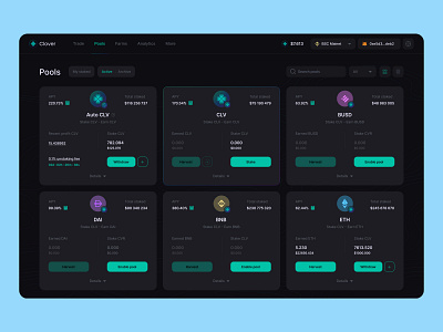 Cryptocurrency trading platform crypto design trading ui ux