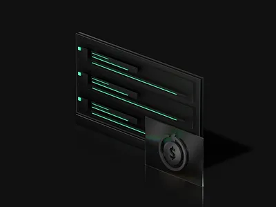 Cash Out Option 3d 3dart animation bit buttondesign cinema 4d crypto design isometric minimaldesign motion graphics nft redshift rendermotion solidwork