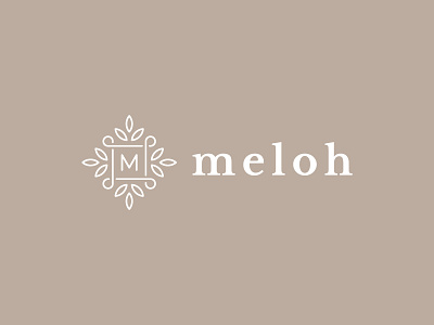 Meloh branding danish design eco hairdresser illustrator logo meloh nature nordic organic simple