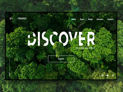 Tourism website design figma typography ui ux website design
