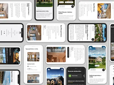 Ecological accomodation - Demanova Resort mobile accomodation booking ecology figma hotel landingpage mountains nature resort ui uxui web design