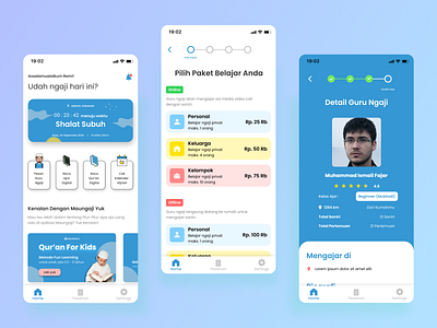 Maungaji Apps Redesign - Al-Qur'an Education apps dailyui design edtech education islam learn learning mobile mobileapps moslem quran student study ui uidaily uidesign uiux uix uxdesign