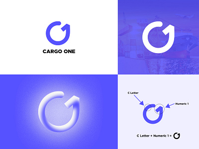 Cargo One Minimal Logo & Branding brand identity branding c letter logo cargo logo cargo services logo creative logo illustration letter logo logo logofolio logomark logos logotype luxury logo minimal logo minimalist logo modern logo one logo ui vector