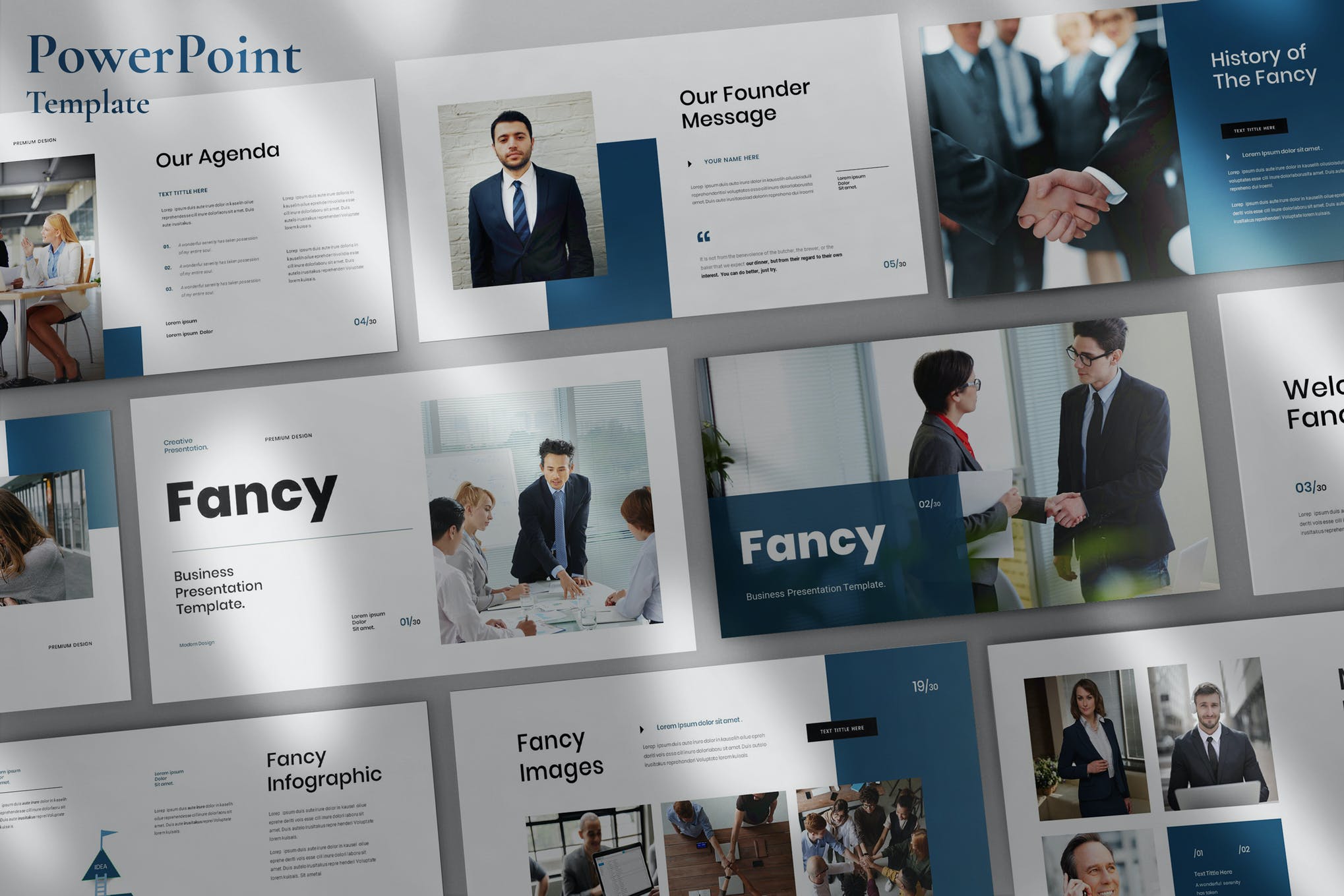FANCIY Presentation Template by Presentation Templates on Dribbble