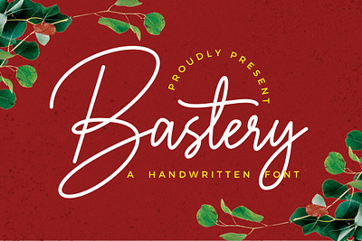 Bastery Handwritten Font branding design font fonts script signature font typedesign typeface