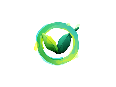 Checkmark check checkmark circle eco icon leaf logo mark