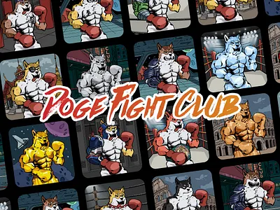 NFTs DFC art boxing crypto dog doge fight fighter inubashi nft nft artist