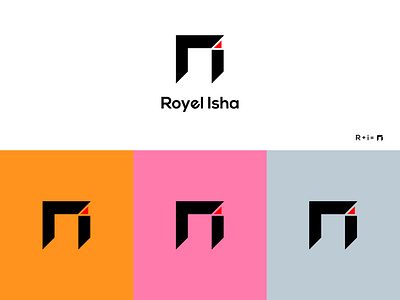 Royel Isha 3d logo app design app icon branding design graphic design icon design illustration logo