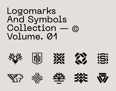 Logomarks & Symbols - Vol. 01 behance brand guide brand guidelines brand identity branding business logo creative logo design freelancer logo graphic design graphicdesign logo logo design logodesigner logofolio minimal minimalist logo modern logo professional logo vector