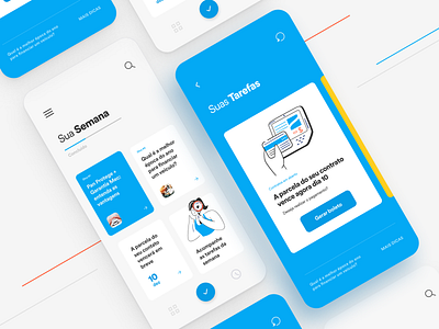 Portal Webbanking de Veículos app design illustration mobile pandesign ui ux