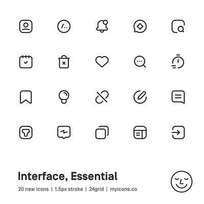 Myicons✨ — Interface, Essential, Ui vector line icons pack essential icons figma icons icon design icon pack icons icons design icons pack interface icons line icons sketch icons ui ui design ui designer ui icons ui kit ui pack ui set web design web designer web ui