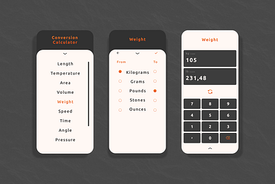 Daily UI 004 - Conversion Calculator. 004 appscreen calculator conversion dailyui dailyui004 design figma kharkiv mobile mobileapp mobiledesign ui uiux uiuxdesign ukraine ux uxui uxuidesign webdesign