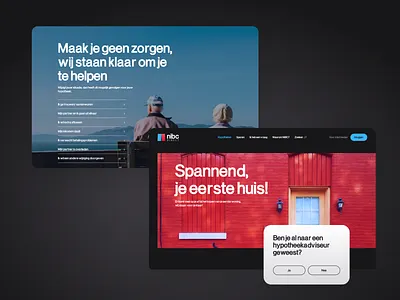 A new website for NIBC Direct branding design figma ui ux web