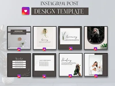 MINIMAL INSTAGRAM POST akternipa04 branding design facebook posts fb ads graphic design instagram instagram post instagram post template minimal minimalist template