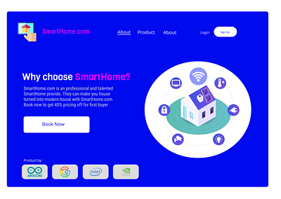 SmartHome.com Landing Page animation branding design graphic design illustration landing logo motion graphics ui ui design ui ux uiux uiux design ux ux design vector web design website website design