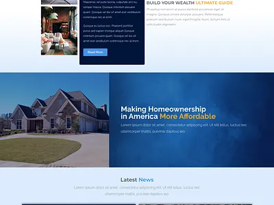 Real Estate Website Landing Page design ui ui design ux web design web development webapp website