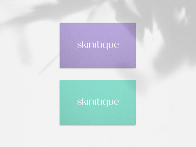 skinitique beauty branding businesscard classic creative design fashion font graphic design logo logotype mark minimal modern skincare type typeface typography