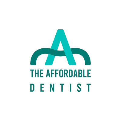 The Affordable Dentis branding creative dentist design graphic design health care illustration logo teeth tooth typography vector