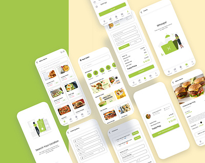 Virtual Kitchen Application UI app design illustration logo minimalist trending ui ui uidesign userinterface website design