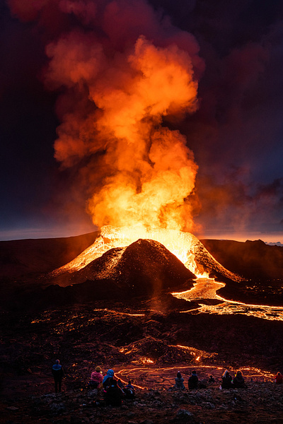 Iceland 2021 Volcanic Eruption III volcano