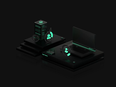 Isometric Motion Graphics [Agent System] sounddesign